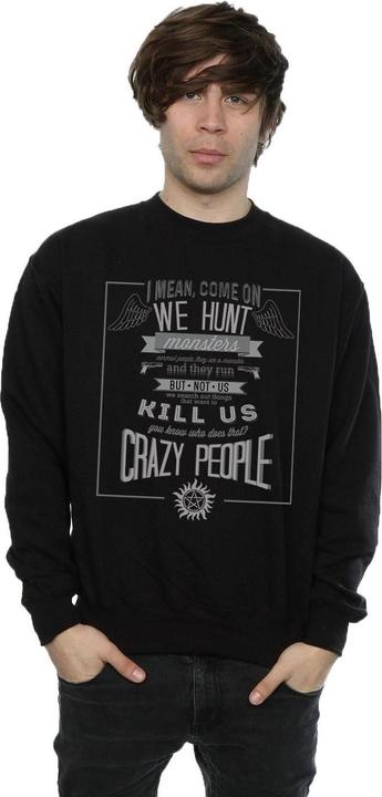 Produktbild Supernatural Crazy People Sweatshirt (L)