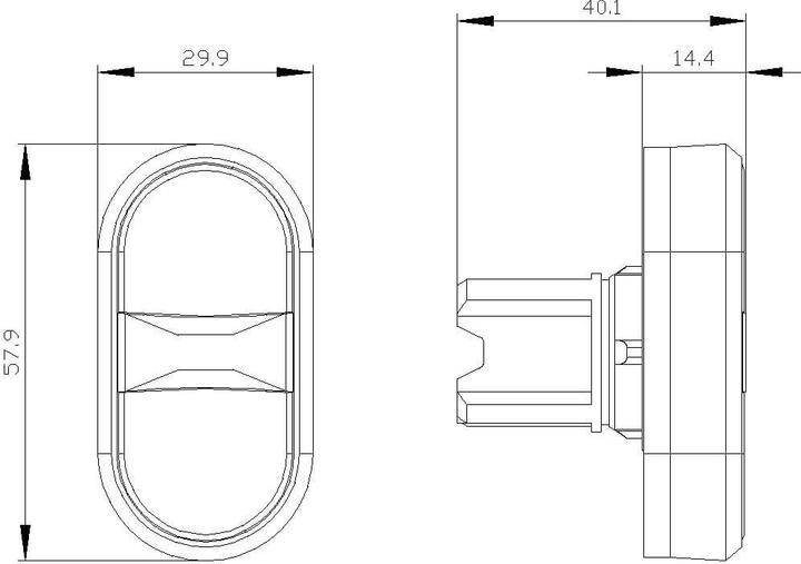 Immagine prodotto Siemens 3SU1000-3AB66-0AN0 Pulsante doppio IP66, IP67, IP69/IP69K 1 pz. (3SU10003AB660AN0)