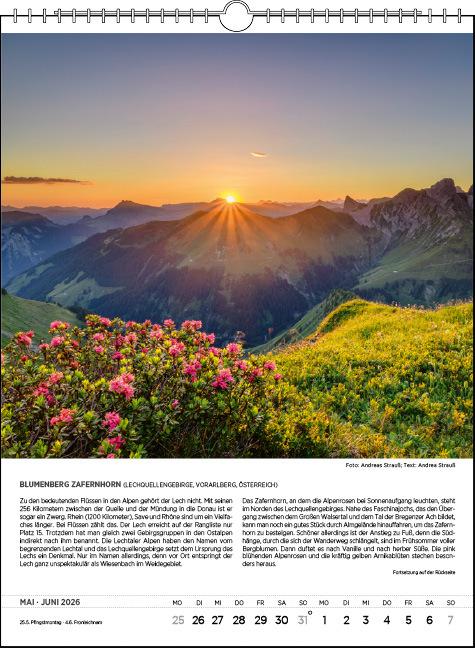 Immagine prodotto Blodigs Alpenkalender 2026 (24 x 32 cm, Copertina rigida, Tedesco)