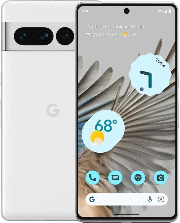 Image du produit Google Pixel 7 Pro (128 Go, Blanc, 6.70", SIM + eSIM, 50 Mpx, 5G)