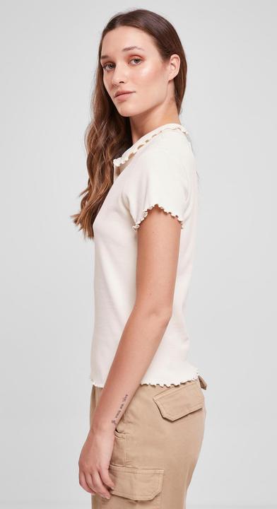 Actual product image Urban Classics Ladies Rib Polo Tee (M)
