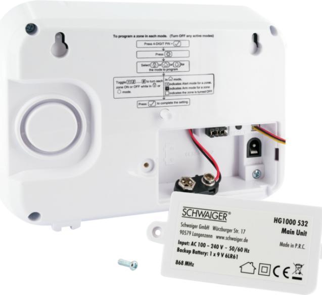 Produktbild Schwaiger HG1000 532 Sicherheitsalarmsystem