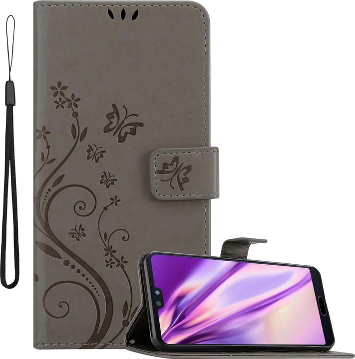 Image du produit Cadorabo Couverture du livre de fleurs (Huawei P20)