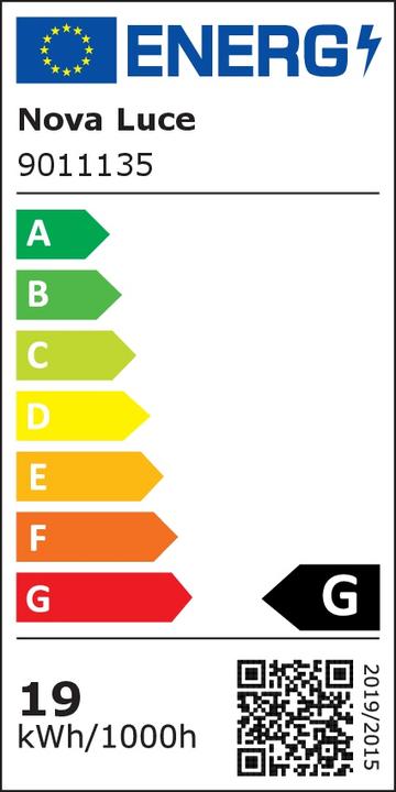 Label énergétique Nova Luce Cilion (646 lm)