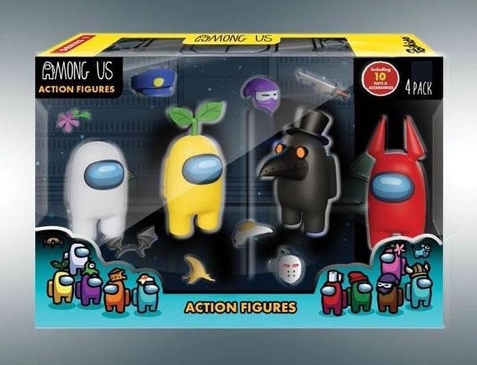 Actual product image Among Us Action Funko 4-Pack Crewmates 12 cm
