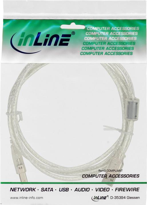 Actual product image InLine USB 2.0 cable (7 m, USB 2.0)