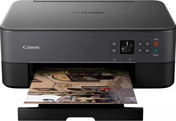 Actual product image Canon TS5350i BK EUR with paper (Colour)