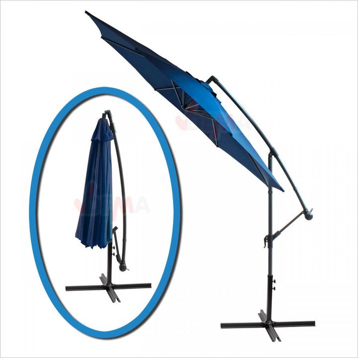 Produktbild Dema Ampelschirm - Ø 3m Blau