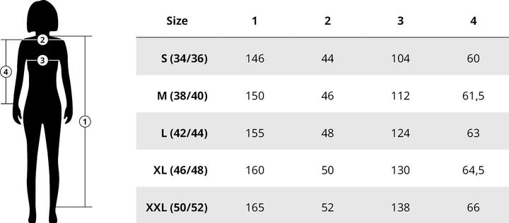 Actual product image tectake Women's Fancy Dress Costume - Retro Ski Suit (XXL)