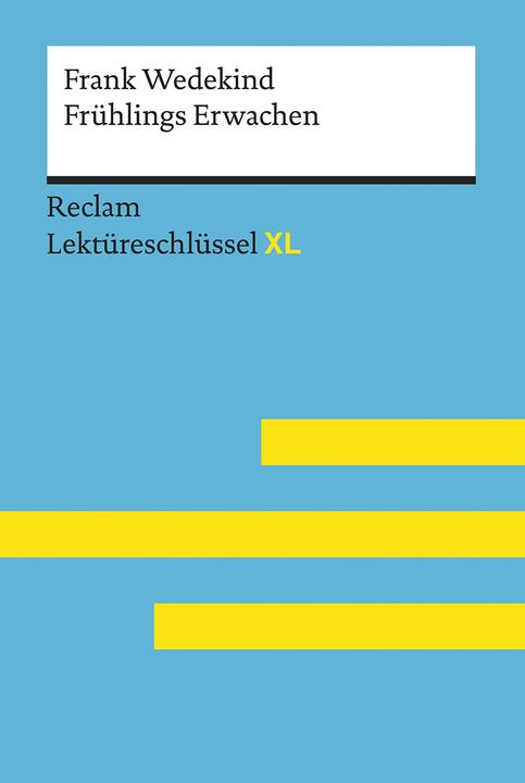 Immagine prodotto Frühlings Erwachen von Frank Wedekind: Lektüreschlüssel mit Inhaltsangabe, Interpretation (Tedesco, Martin Neubauer, 2017)