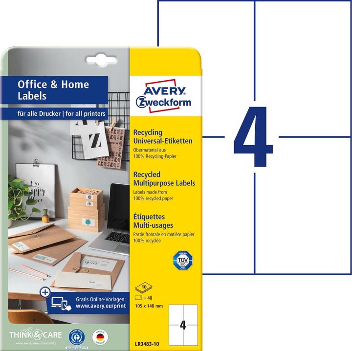 Produktbild Avery Universal-Etiketten