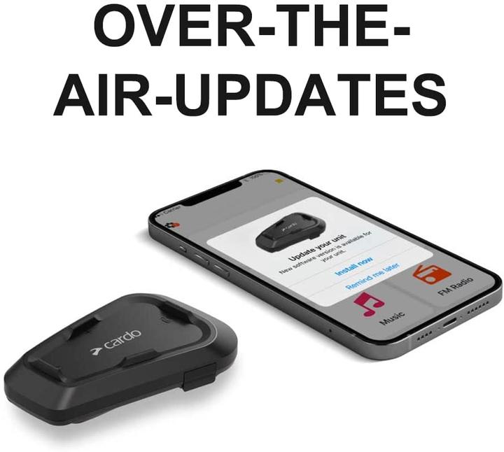 Actual product image Cardo Spirit Motorcycle Bluetooth Communication System
