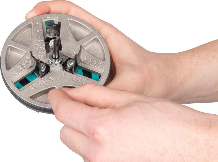 Immagine prodotto wolfcraft Sega a tazza regolabile, Ø 45-90 mm (90 mm)