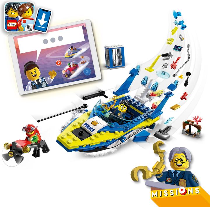 Produktbild LEGO Detektivmissionen der Wasserpolizei (60355, LEGO City)