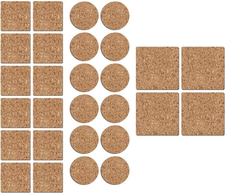 Kinzo Skid pads cork 28pc 3as (Filzgleiter, 28 Stück)