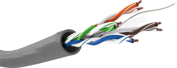 Produktbild Goobay Netzwerkkabel CAT 6 U/UTP 4 x (U/UTP, CAT6, 100 m)