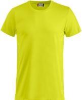 Actual product image T-shirt Clique Basic-T 029030, cotton, warning green, size L (L)