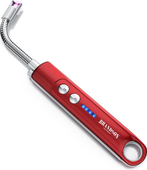 Image du produit Brandson Briquet électrique, briquet à arc, allume-bougie, rechargeable par USB, pour bougies, barbecues