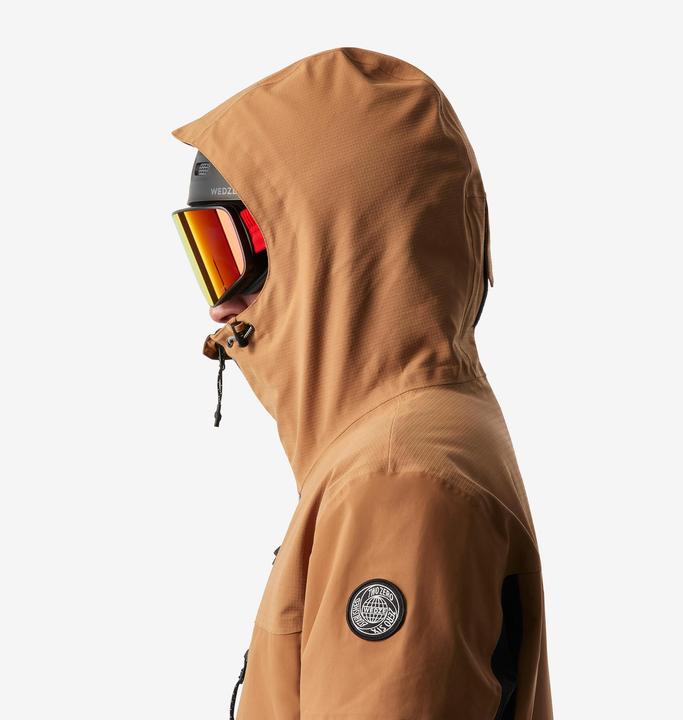 Immagine prodotto Dreamscape Giacca da snowboard da uomo - SNB 500 Ziprotec camel/nero (XXL)