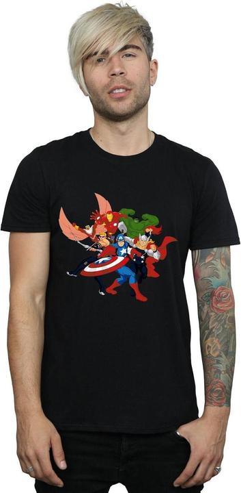 Image du produit Mens Avengers Assemble Comic Team T-Shirt (M)