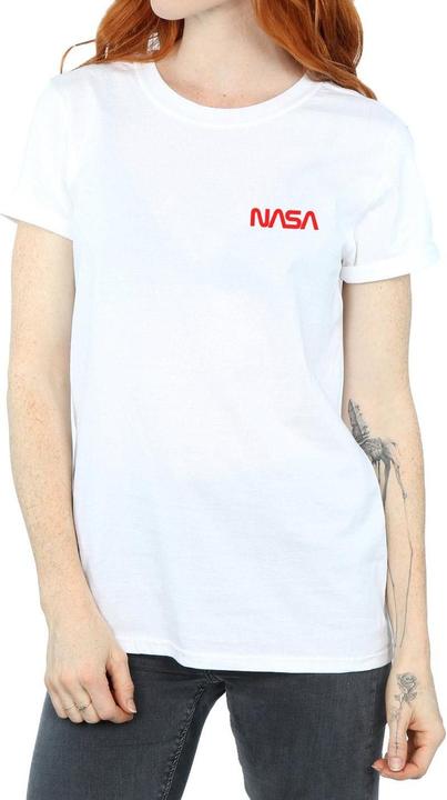 Immagine prodotto Nasa Modern Logo Chest Maglietta Ampia Donna (S)