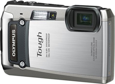 Image du produit Olympus Tough TG-820, 12MP, 3D, zoom 5x, étanche, argenté (1/2,3'')