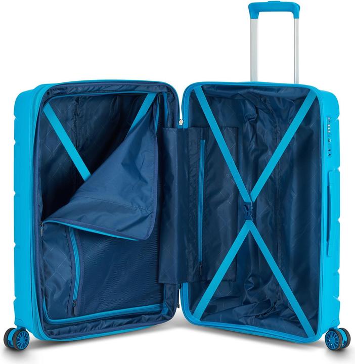 Actual product image Modo by Roncato Starlight 3.0 4 Rollen Kofferset 3-teilig mit Dehnfalte (219 l, XL (from 140l))
