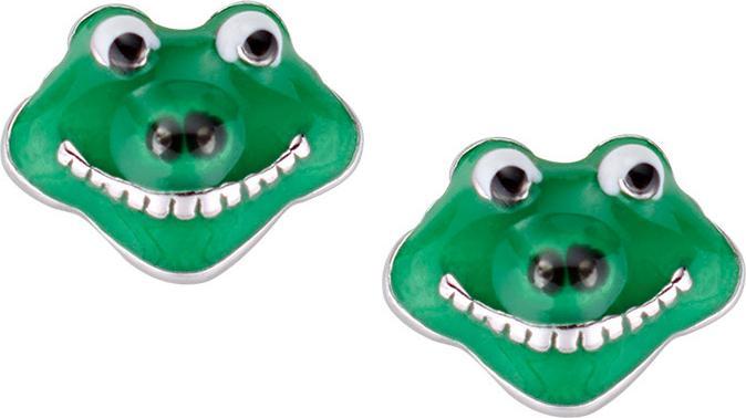 Produktbild Amen Junior Frog Ohrstecker (Emaille, Silber 925)