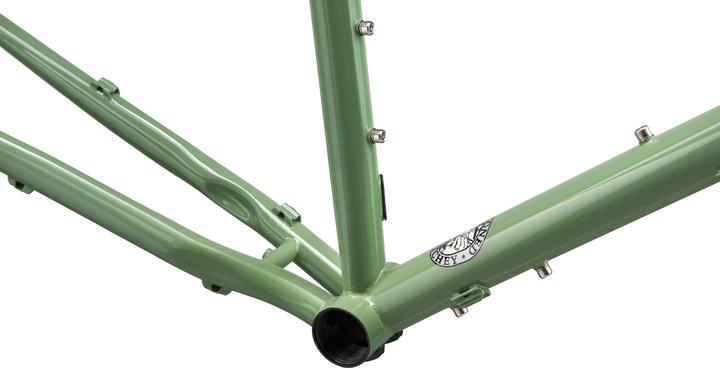 Actual product image Ritchey Outback V4 Disc Gravel Frame Kit, 650B/700C, Di2, XL, winter sage/white