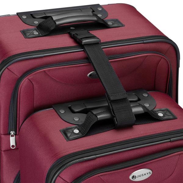Image du produit Juskys Set de valises trolley Athen (60 l, M (50 - 90l), L (90 - 115l))