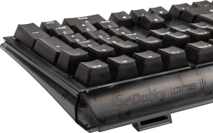 Actual product image Ducky One 3 Aura Black Gaming Keyboard, RGB LED - MX-Brown (DE, Cable)
