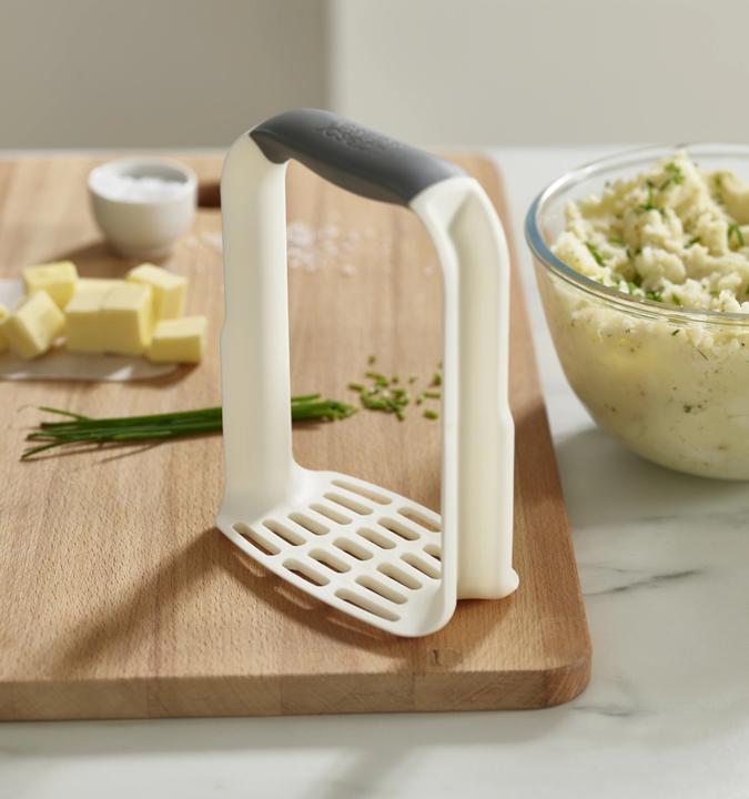 Actual product image Joseph Joseph Easy-Mash Ergonomic Potato Masher - White