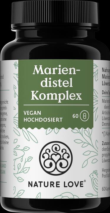Actual product image Nature Love Milk thistle complex (60 Piece, Capsules, 40 g)