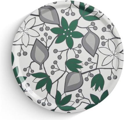 Actual product image Born in Sweden Tray round Helleborus