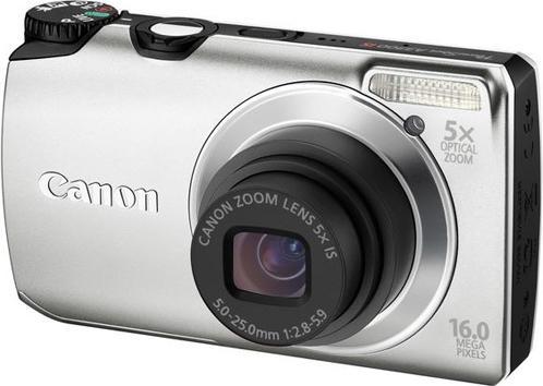 Canon PowerShot A3300 IS, 16MP, 5x zoom, HD-films, zilver (1/2,3'')