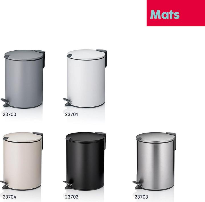 Immagine prodotto Kela Tappetini per cosmetici in acciaio inox (5 l)