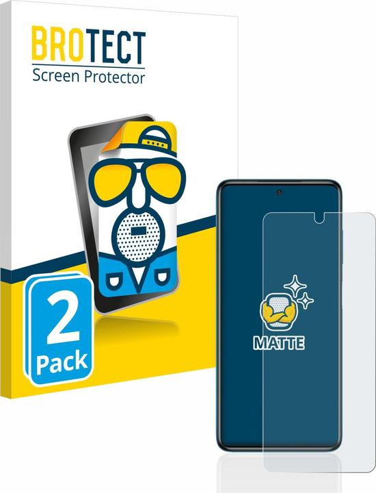 Produktbild BROTECT Entspiegelungs-Schutzfolie Displayschutz Matt (2 Stück, Xiaomi Poco X3 NFC)