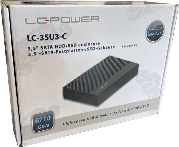 Produktbild LC-Power LC-25U3-C Speicherlaufwerksgehäuse HDD / SSD-Gehäuse Schwarz 2.5" (2.5")