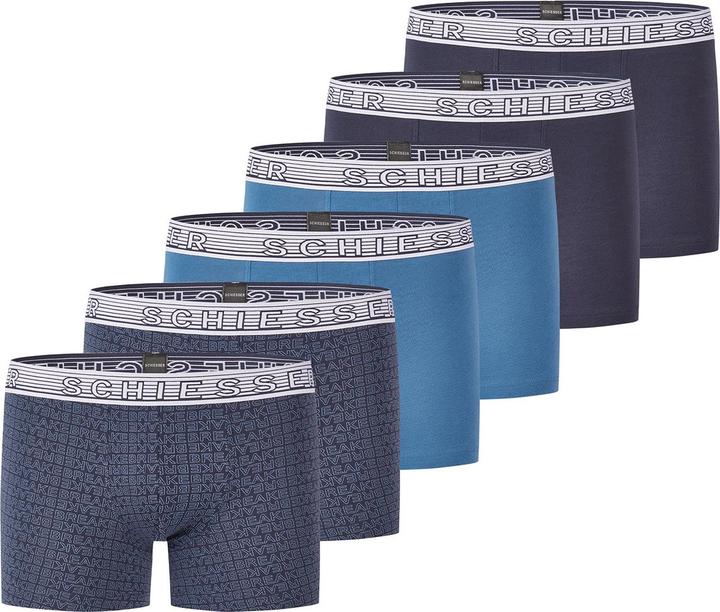 Schiesser 6er Pack Teens Boys 95/5 Organic Cotton Shorts / Pants