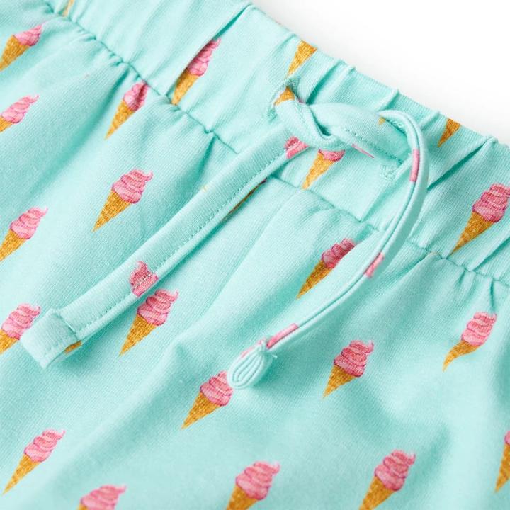 Image du produit VidaXL Short enfant avec cordon de serrage Vert menthe clair 128,Matériel (128)