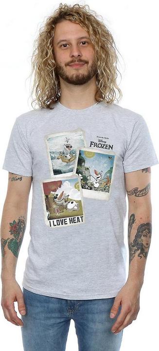 Actual product image Disney Frozen Mens Olaf Polaroid T-Shirt (XL)