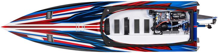 Immagine prodotto Traxxas BOAT SPARTAN SR 1037mm 1:10 EP RTR RED TQi 2.4GHz SENZA caricatore e SENZA batteria