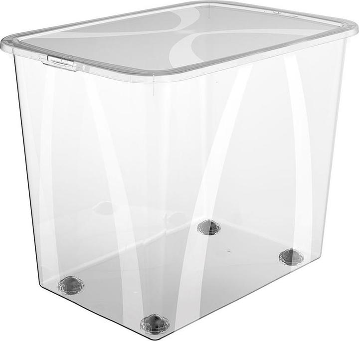 Immagine prodotto Rotho Scatola da 70 l con coperchio LONA Trasparente (70 l)