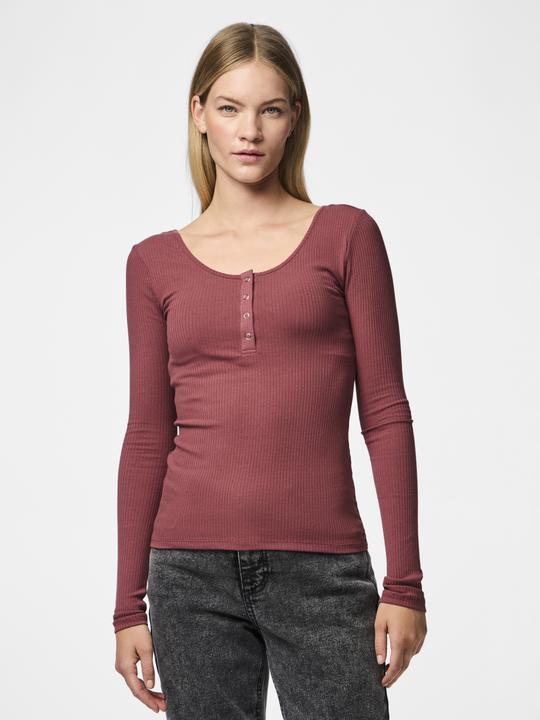 Actual product image Pieces Front buttoned ribbed top (S)