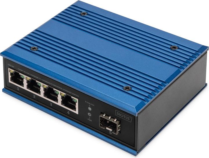 Immagine prodotto Digitus Switch Ethernet industriale 4 porte 10/100/1000BASE-TX+1000Base-FX (4 Porti)
