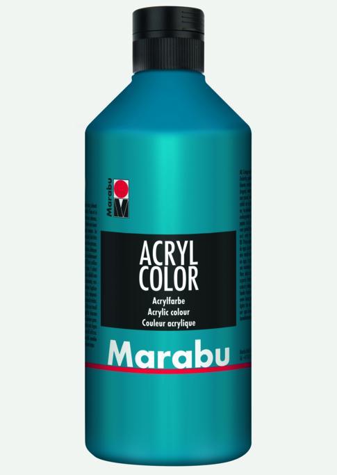 Actual product image Marabu Acrylic Color Acrylic Color 500 ml Cyan (Cyan, 500 ml)