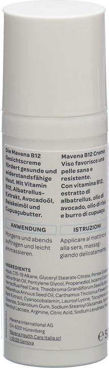 Produktbild Mavena B12 Gesichtscreme (50 ml, Tagescreme)