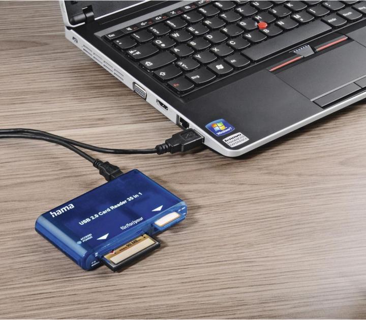 Actual product image Hama USB 2.0 multi card reader 35in1 (USB 2.0)