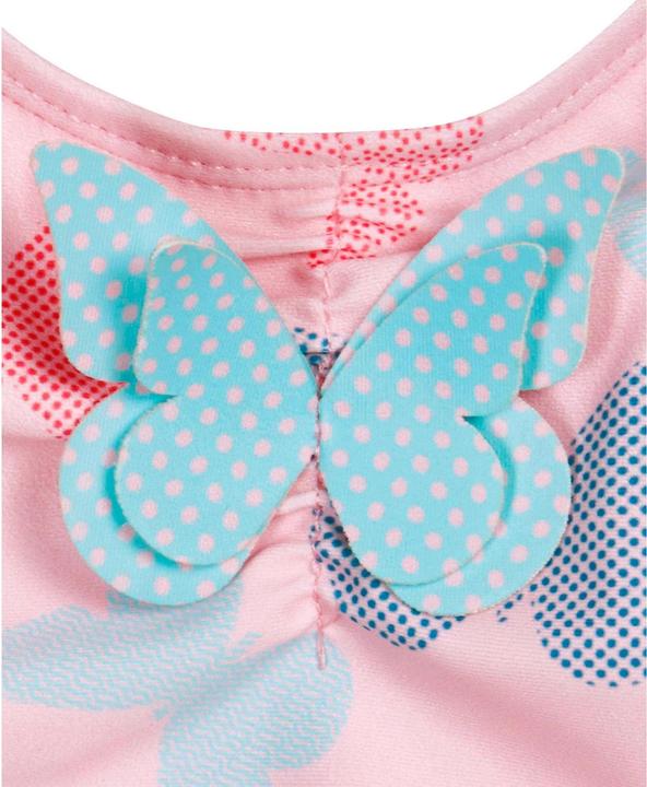 Produktbild Playshoes Badeanzug UV-Schutz Schmetterling Rosa/Türkis Gr. 122-128 (122)