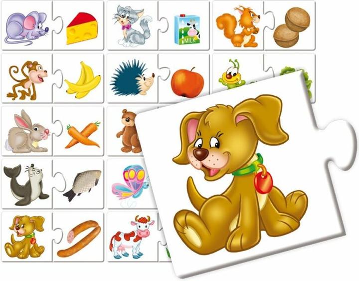 Immagine prodotto Adamigo Puzzle di animali e dolcetti (24 pezzi)